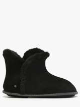 Pantoffels Uit Leder Isotoner Zwart women 97391