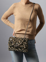 Cross Body Tas Giully Guess Beige giully LG967320-vue-porte