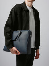 Documententas /cross Body Arthur & aston Blauw nelson 2-vue-porte