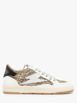 Sneakers Dany Uit Leder Semerdjian Goud women DANY