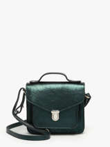 Cross Body Tas Melle George Xs Minuit Leder Paul marius Groen minuit GEORXMIN