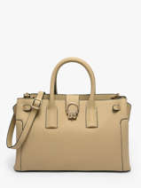 Handtas M Equestre Leder Etrier Beige equestre EEQT142M