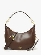 Cross Body Tas Origami Leder Lancel Bruin origami A13313