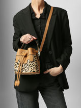 Cross Body Tas Capucine Xs Luipaard Leder Paul marius Beige leopard CAPUXLEO-vue-porte