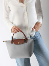 Longchamp Le pliage original Handtas Grijs-vue-porte