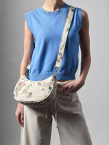 Cross Body Tas Alocasia Katoen Woomen Beige alocasia WALO18-vue-porte