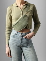 Heuptasje Leder Milano Groen velvet VE25111-vue-porte