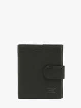 Portefeuille Caviar Leder Crinkles Zwart caviar 14227