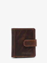 Kaarthouder Met Portemonnee Leder Maverick Bruin the original MAVTO063