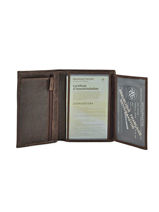 Portefeuille Leder Arthur & aston Bruin diego 1438-805-vue-porte