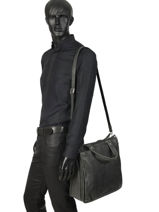 Business Tas Destroy Leder Arthur & aston Zwart destroy 62-1074-vue-porte