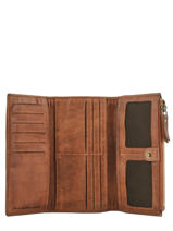 Portefeuille Heritage Leder Biba Bruin heritage POR4L-vue-porte