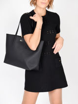 Omkeerbare Shoppingtas Anna Lacoste Zwart anna NF2142AA-vue-porte