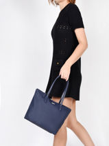 Cross Body Tas L.12.12 Concept Lacoste Blauw l.12.12 concept NF2037PO-vue-porte