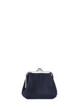 Portemonnee Etincelle Nubuck Leder Etrier Blauw etincelle nubuck EETN654