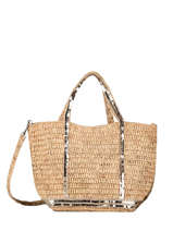 Handtas Le Cabas Raffia Pailletten Vanessa bruno Beige cabas raphia 64V40435