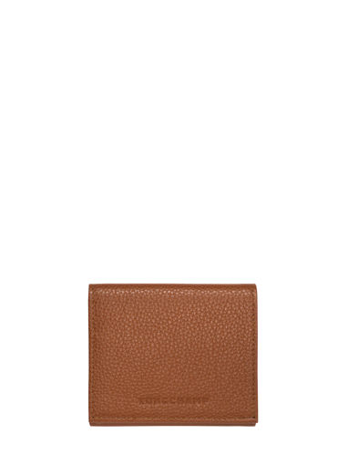 Longchamp Le foulonné Portemonnee Bruin