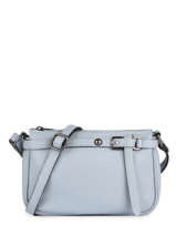 Cross Body Tas Caviar Leder Milano Blauw caviar G1421N