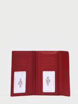 Portefeuille Foulonn Leder Yves renard Rood foulonne 29439-vue-porte