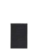 Portefeuille Met Portemonnee Leder Miniprix Zwart essentiel 8101