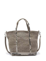 Handtas Cabas Linnen En Pailletten Vanessa bruno Beige cabas lin 31V40435