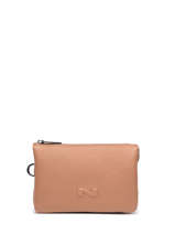 Etui 2 Compartimenten Leder Nathan baume Bruin original n 283N