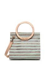 Handtas Eclipte Raphia Woomen Blauw erable WERA01