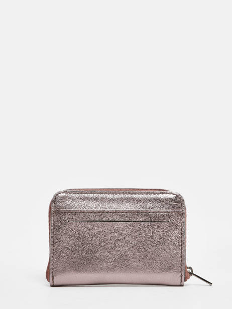 Portemonnee Leder Etincelle IrisÃ©e Etrier Roze etincelle irisee 74701 ander zicht 2