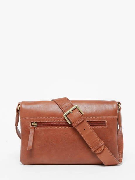 Cross Body Tas Boston Leder Basilic pepper Bruin boston BBOS02 ander zicht 4