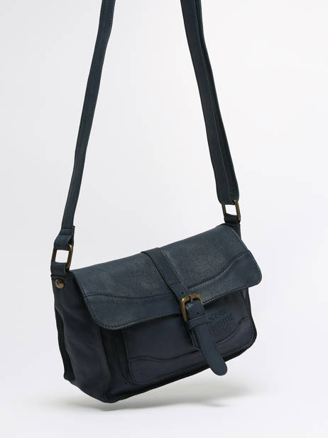 Cross Body Tas Basilic pepper Blauw cow BCOW61 ander zicht 2