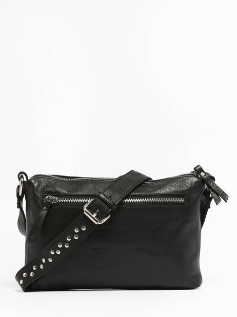 Cross Body Tas Glam Leder Basilic pepper Zwart glam BGLA68 ander zicht 4