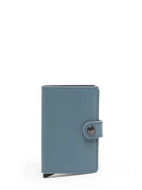 Kaarthouder Leder Secrid Blauw glitter limited 193012