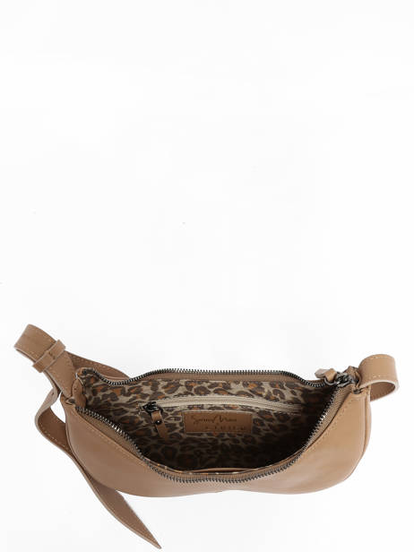 Cross Body Tas S Sosoomao Leder Etrier Beige sosoomao ECSO057S ander zicht 3