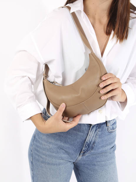 Cross Body Tas S Sosoomao Leder Etrier Beige sosoomao ECSO057S ander zicht 1