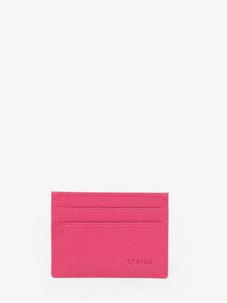 Kaarthouder Leder Madras Etrier Roze madras EMAD011 ander zicht 2