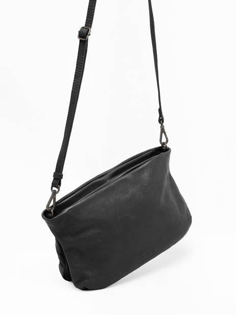 Cross Body Tas Basilic pepper Zwart smart BSMA10 ander zicht 2