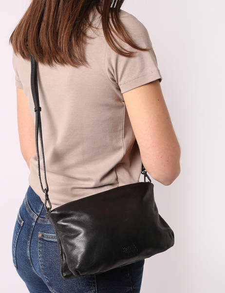 Cross Body Tas Basilic pepper Zwart smart BSMA10 ander zicht 1
