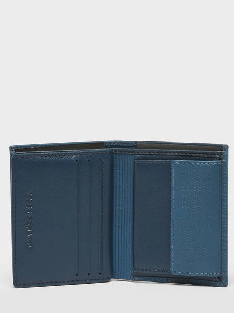 Portefeuille Michelin Leder Yves renard Blauw michelin 1737 ander zicht 1