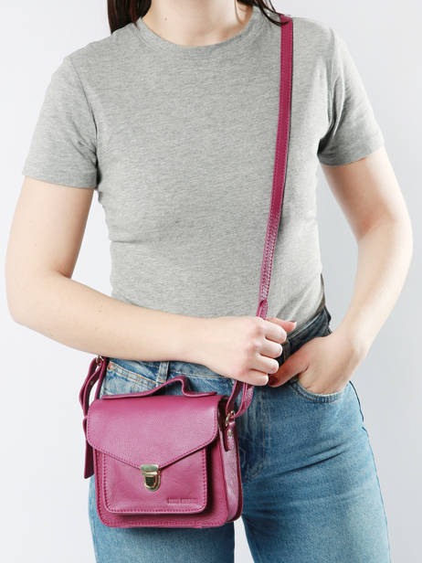 Cross Body Tas Xs La Suite Art DÃ©co Leder Paul marius Violet la suite art deco GEORXART ander zicht 1