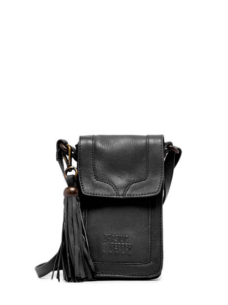 Telefoonetui Leder Basilic pepper cow BCOW49 ander zicht 1