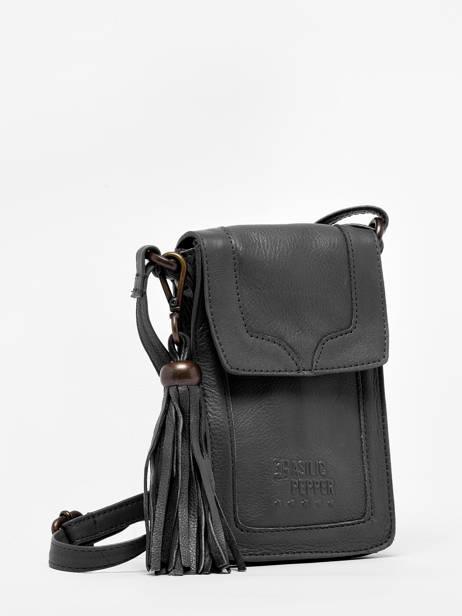Telefoonetui Leder Basilic pepper cow BCOW49 ander zicht 3