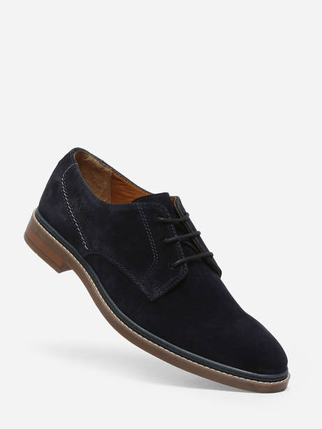 Derby Veterschoenen Uit Leder Redskins Blauw men SARIN ander zicht 1