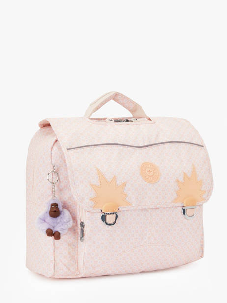 Boekentas 2 Compartimenten Kipling Roze back to school / pbg PBGI7055 ander zicht 2
