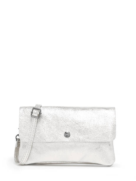 Cross Body Tas Nine Leder Milano Zilver nine NI23067 ander zicht 2