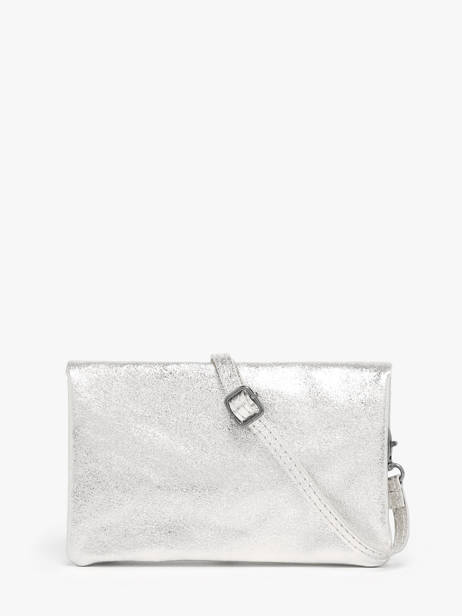 Cross Body Tas Nine Leder Milano Zilver nine NI23067 ander zicht 6