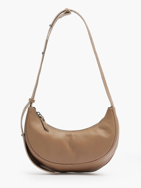 Cross Body Tas S Sosoomao Leder Etrier Beige sosoomao ECSO057S