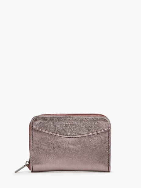 Portemonnee Leder Etincelle IrisÃ©e Etrier Roze etincelle irisee 74701