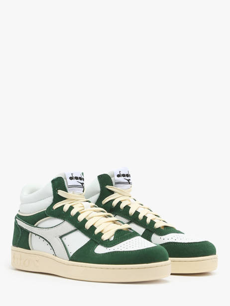 Sneakers Magic Demi Cut Uit Leder Diadora Wit unisex 178563 ander zicht 2