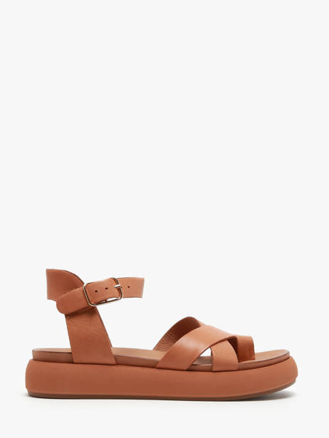 Sandalen Uit Leder Inuovo Groen accessoires A96002