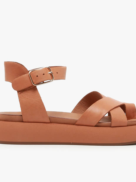 Sandalen Uit Leder Inuovo Groen accessoires A96002 ander zicht 1